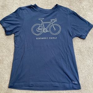 ‘Renewable Energy’ Bicycle/Cycling Life is Good Shirt